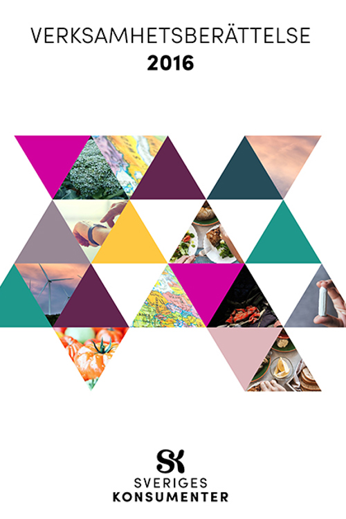 Framsidan till Verksamhetsberättelse 2016.